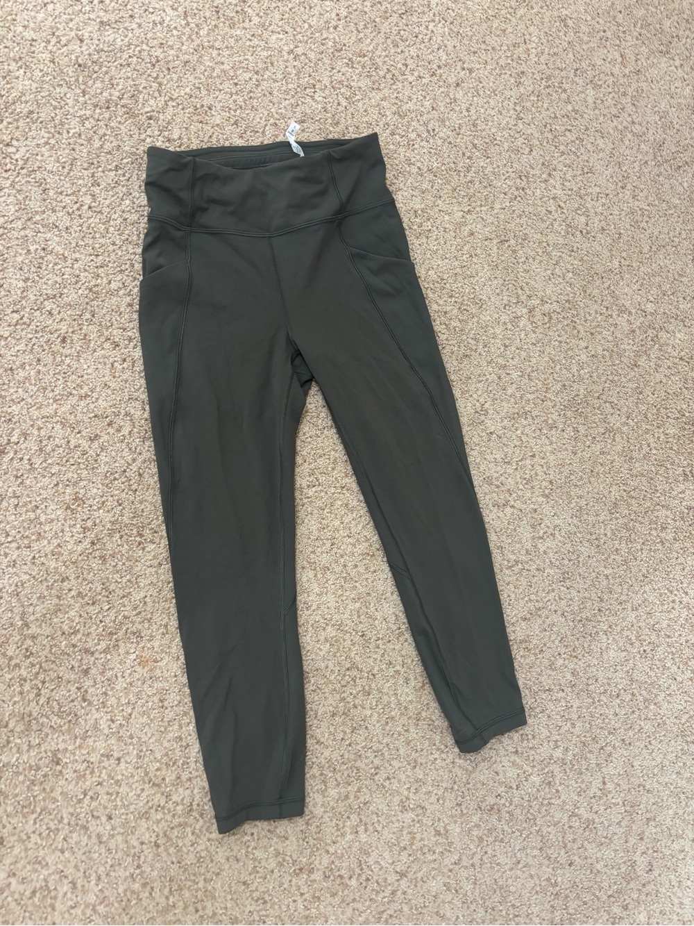 lululemon athletica Women's Olive Green Leggings